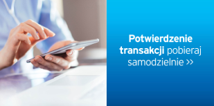 Postaw na samoobsługę i samodzielnie pobierz potwierdzenie realizacji
transakcji w systemie CitiDirect bez konieczności kontaktu
z przedstawicielem Banku.